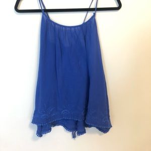 Blue tank top